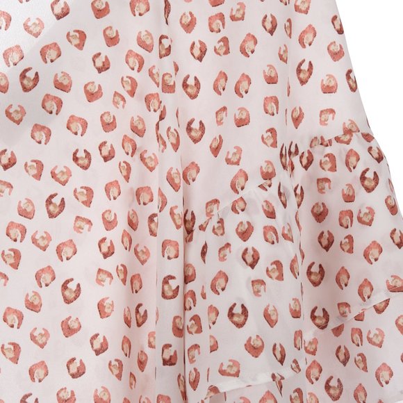 LOFT Flutter Sleeve Blouse Large - Picture 4 of 9